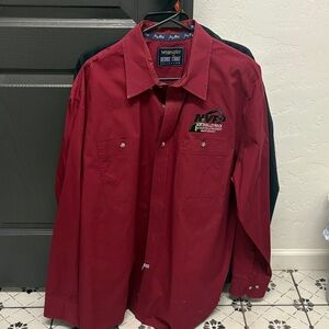 Wrangler George Strait Collection Maroon Shirt